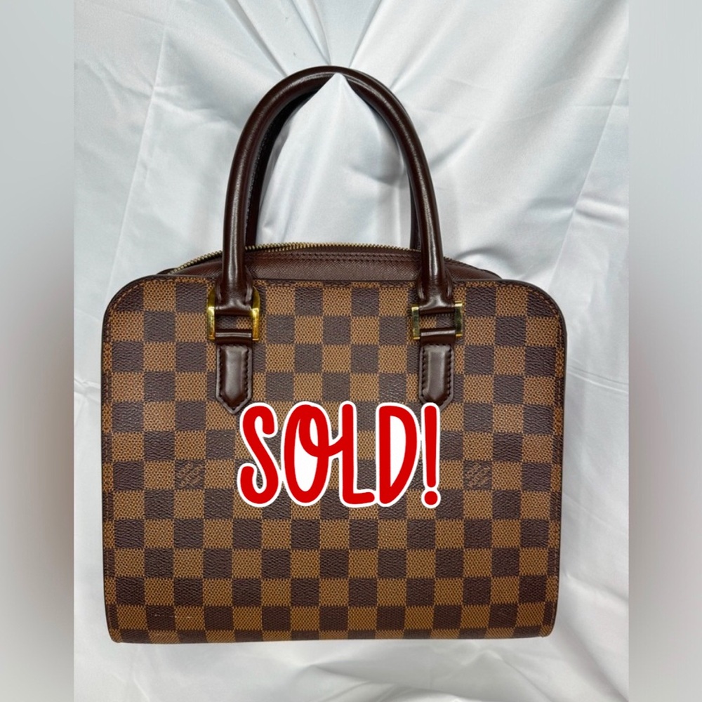 Louis Vuitton Triana N51155 Damier Ebene Tote